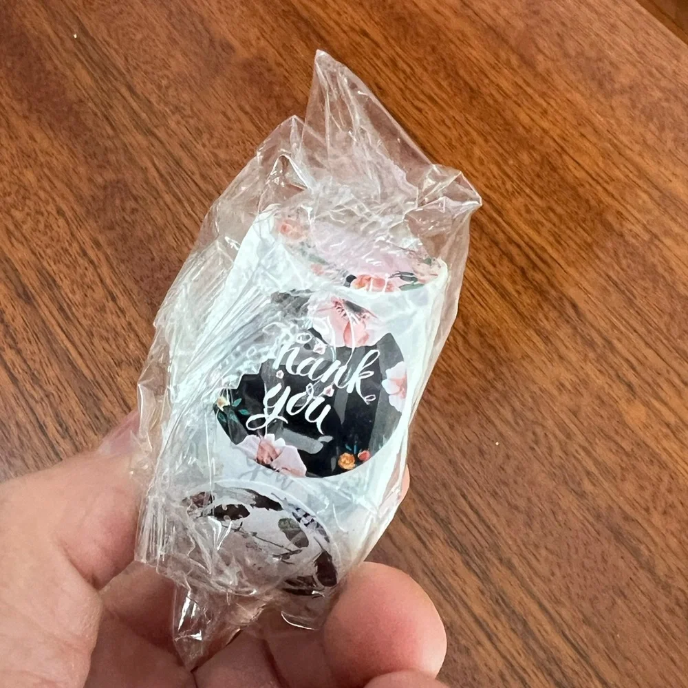 Roll of 500 Thank You Stickers For Packages